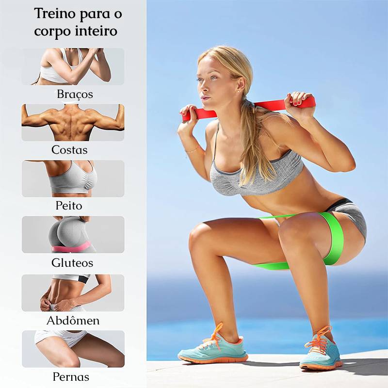 Bandas de Resistência para Ioga e Fitness